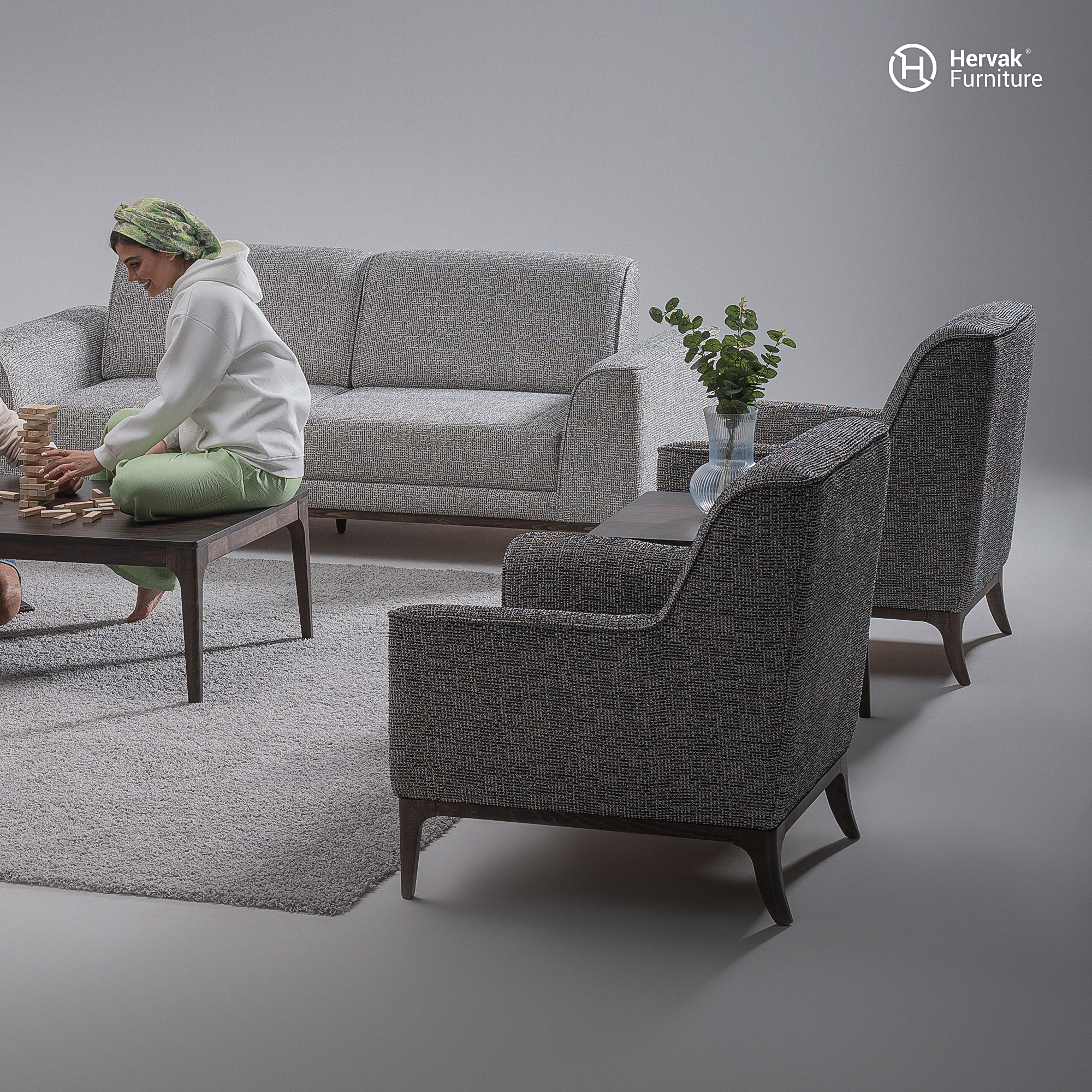 مبلمان رحتی مینیمال قابل سفارش در انواع رنگ ها